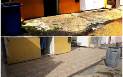 TRAVAUX DE CARRELAGE AVANT - APRES